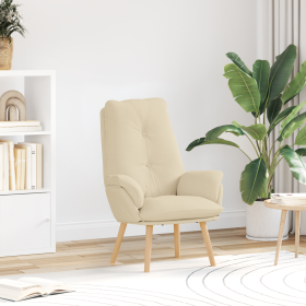 Sillón Relax de Tela Color Crema