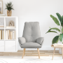 Sillón Relajante de Tela Gris Nube | Foro24.es | Tu tienda online para hogar, jardín y más Foro24.es