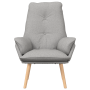 Sillón Relajante de Tela Gris Nube | Foro24.es | Tu tienda online para hogar, jardín y más Foro24.es