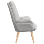 Sillón Relajante de Tela Gris Nube | Foro24.es | Tu tienda online para hogar, jardín y más Foro24.es
