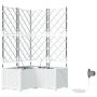 Macetas de Jardín  con Sistema de Riego 3 pcs Blanco | Foro24.es | Tu tienda online para hogar, jardín y más Foro24.es