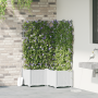 Macetas de Jardín  con Sistema de Riego 3 pcs Blanco | Foro24.es | Tu tienda online para hogar, jardín y más Foro24.es