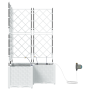 Macetas de Jardín  con Sistema de Riego 3 pcs Blanco | Foro24.es | Tu tienda online para hogar, jardín y más Foro24.es