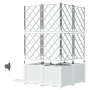 Macetas de Jardín  con Sistema de Riego 3 pcs Blanco | Foro24.es | Tu tienda online para hogar, jardín y más Foro24.es