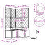 Macetas de Jardín  con Sistema de Riego 3 pcs Blanco | Foro24.es | Tu tienda online para hogar, jardín y más Foro24.es