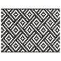 Alfombra Exterior ARAKIL de Blanco y Negro Poliéster 300 x 400 cm de , Protectores para exterior - Ref: Foro24-42003580, Prec...