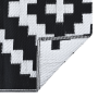 Alfombra Exterior ARAKIL de Blanco y Negro Poliéster 300 x 400 cm de , Protectores para exterior - Ref: Foro24-42003580, Prec...