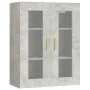Armario colgante de pared gris hormigón 69,5x34x90 cm de vidaXL, Aparadores - Ref: Foro24-812280, Precio: 68,99 €, Descuento: %