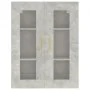 Armario colgante de pared gris hormigón 69,5x34x90 cm de vidaXL, Aparadores - Ref: Foro24-812280, Precio: 68,99 €, Descuento: %