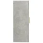 Armario colgante de pared gris hormigón 69,5x34x90 cm de vidaXL, Aparadores - Ref: Foro24-812280, Precio: 68,99 €, Descuento: %