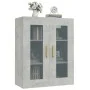 Armario colgante de pared gris hormigón 69,5x34x90 cm de vidaXL, Aparadores - Ref: Foro24-812280, Precio: 68,99 €, Descuento: %