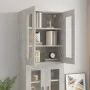 Armario colgante de pared gris hormigón 69,5x34x90 cm de vidaXL, Aparadores - Ref: Foro24-812280, Precio: 68,99 €, Descuento: %