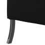 Sofá Alto Negro 109x56x121 cm Tela | Foro24.es | Tu tienda online para hogar, jardín y más Foro24.es