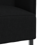 Sofá Alto Negro 109x56x121 cm Tela | Foro24.es | Tu tienda online para hogar, jardín y más Foro24.es