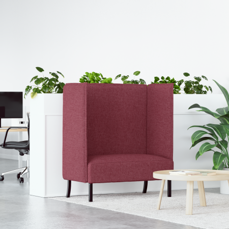 Sofá de Espalda Alta Rojo Vino 109x56x121 cm Tela | Foro24.es | Tu tienda online para hogar, jardín y más Foro24.es