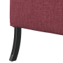 Sofá de Espalda Alta Rojo Vino 109x56x121 cm Tela | Foro24.es | Tu tienda online para hogar, jardín y más Foro24.es