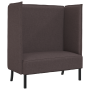 Sofá alto Marrón oscuro 109x56x121 cm Tela | Foro24.es | Tu tienda online para hogar, jardín y más Foro24.es