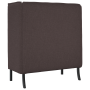 Sofá alto Marrón oscuro 109x56x121 cm Tela de , Sofás - Ref: Foro24-42010836, Precio: 177,25 €