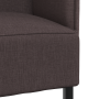 Sofá alto Marrón oscuro 109x56x121 cm Tela | Foro24.es | Tu tienda online para hogar, jardín y más Foro24.es