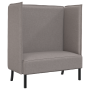 Sofá Highback Taupe 109x56x121 cm Tela | Foro24.es | Tu tienda online para hogar, jardín y más Foro24.es