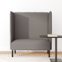 Sofá Highback Taupe 109x56x121 cm Tela | Foro24.es | Tu tienda online para hogar, jardín y más Foro24.es