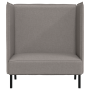 Sofá Highback Taupe 109x56x121 cm Tela | Foro24.es | Tu tienda online para hogar, jardín y más Foro24.es