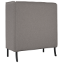 Sofá Highback Taupe 109x56x121 cm Tela | Foro24.es | Tu tienda online para hogar, jardín y más Foro24.es