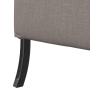 Sofá Highback Taupe 109x56x121 cm Tela | Foro24.es | Tu tienda online para hogar, jardín y más Foro24.es