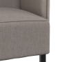 Sofá Highback Taupe 109x56x121 cm Tela | Foro24.es | Tu tienda online para hogar, jardín y más Foro24.es