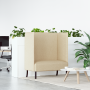 Sofá Alto Respaldo Crema 109x56x121 cm Tela | Foro24.es | Tu tienda online para hogar, jardín y más Foro24.es