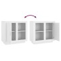 White sideboard 80x40x75 cm by vidaXL, Sideboards - Ref: Foro24-811826, Price: 76,92 €, Discount: %