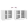 White sideboard 80x40x75 cm by vidaXL, Sideboards - Ref: Foro24-811826, Price: 75,65 €, Discount: %