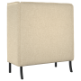 Sofá Alto Respaldo Crema 109x56x121 cm Tela | Foro24.es | Tu tienda online para hogar, jardín y más Foro24.es