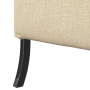 Sofá Alto Respaldo Crema 109x56x121 cm Tela | Foro24.es | Tu tienda online para hogar, jardín y más Foro24.es