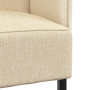 Sofá Alto Respaldo Crema 109x56x121 cm Tela | Foro24.es | Tu tienda online para hogar, jardín y más Foro24.es