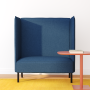 Sofá de Respaldo Alto Azul 109x56x121 cm Tela | Foro24.es | Tu tienda online para hogar, jardín y más Foro24.es