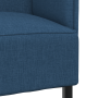 Sofá de Respaldo Alto Azul 109x56x121 cm Tela | Foro24.es | Tu tienda online para hogar, jardín y más Foro24.es