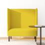 Sofá de respaldo alto Amarillo claro 109x56x121 cm Fabric | Foro24.es | Tu tienda online para hogar, jardín y más Foro24.es