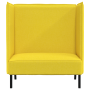 Sofá de respaldo alto Amarillo claro 109x56x121 cm Fabric | Foro24.es | Tu tienda online para hogar, jardín y más Foro24.es