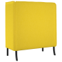 Sofá de respaldo alto Amarillo claro 109x56x121 cm Fabric | Foro24.es | Tu tienda online para hogar, jardín y más Foro24.es