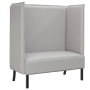 Sofá de Respaldo Alto Gris Claro 109x56x121 cm Tela | Foro24.es | Tu tienda online para hogar, jardín y más Foro24.es