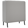 Sofá de Respaldo Alto Gris Claro 109x56x121 cm Tela | Foro24.es | Tu tienda online para hogar, jardín y más Foro24.es