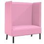 Sofá de Respaldo Alto Rosa 109x56x121 cm Tela | Foro24.es | Tu tienda online para hogar, jardín y más Foro24.es