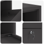 Caja de Entrega de Paquetes Negra 44x22x82 cm Acero | Foro24.es | Tu tienda online para hogar, jardín y más Foro24.es