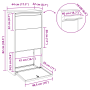 Caja de Entrega de Paquetes Negra 44x22x82 cm Acero | Foro24.es | Tu tienda online para hogar, jardín y más Foro24.es