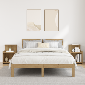 Armarios de Cama 2 pcs Roble Artesanal 40x35x60