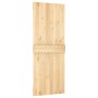 Puerta corredera con herrajes madera maciza de pino 80x210 cm by , Doors - Ref: Foro24-3203095, Price: 181,68 €, Discount: %