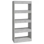 Betongraues Sperrholzregal 60x30x135 cm von vidaXL, Bücherregale und Regale - Ref: Foro24-811668, Preis: 53,08 €, Rabatt: %