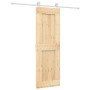 Puerta corredera con herrajes madera maciza de pino 70x210 cm von , Türen - Ref: Foro24-3203110, Preis: 175,00 €, Rabatt: %