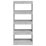 Betongraues Sperrholzregal 60x30x135 cm von vidaXL, Bücherregale und Regale - Ref: Foro24-811668, Preis: 53,58 €, Rabatt: %